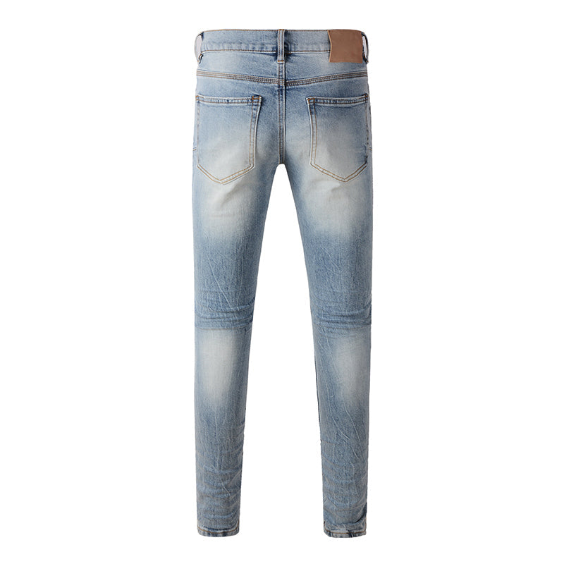 purple brand jeans Pure Cotton High Street Trend