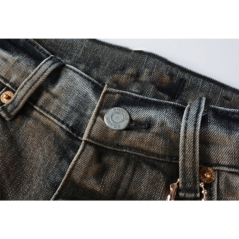 purple brand jeans Pure Cotton High Street Trend