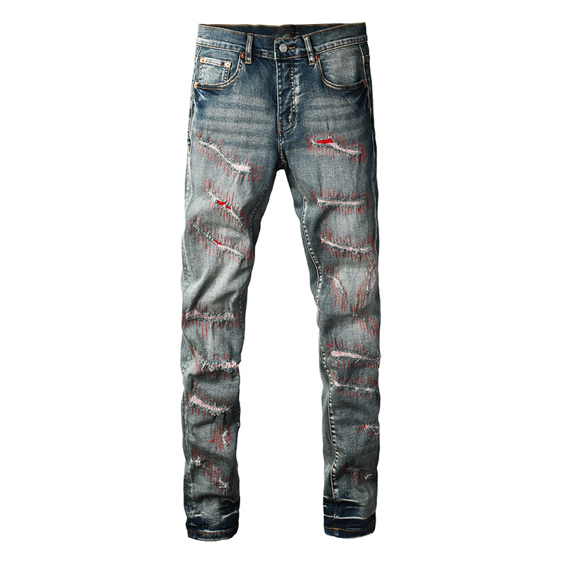 purple brand jeans High Street Distressed