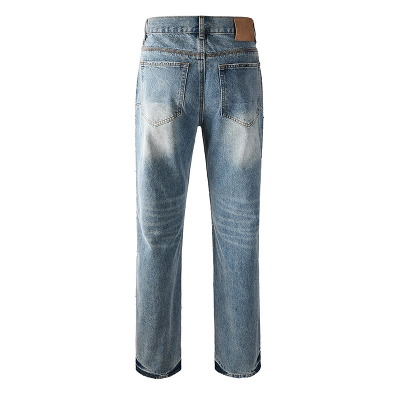 purple brand jeans Rhinestones #9137