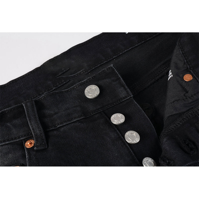 purple brand jeans Pure Cotton High Street Trend