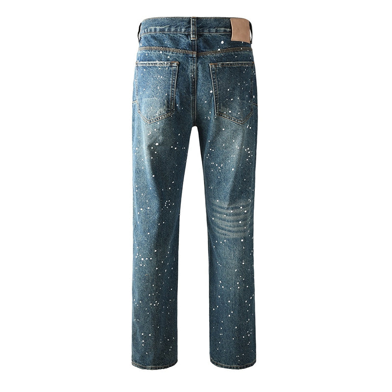 purple brand jeans Rhinestones #9139