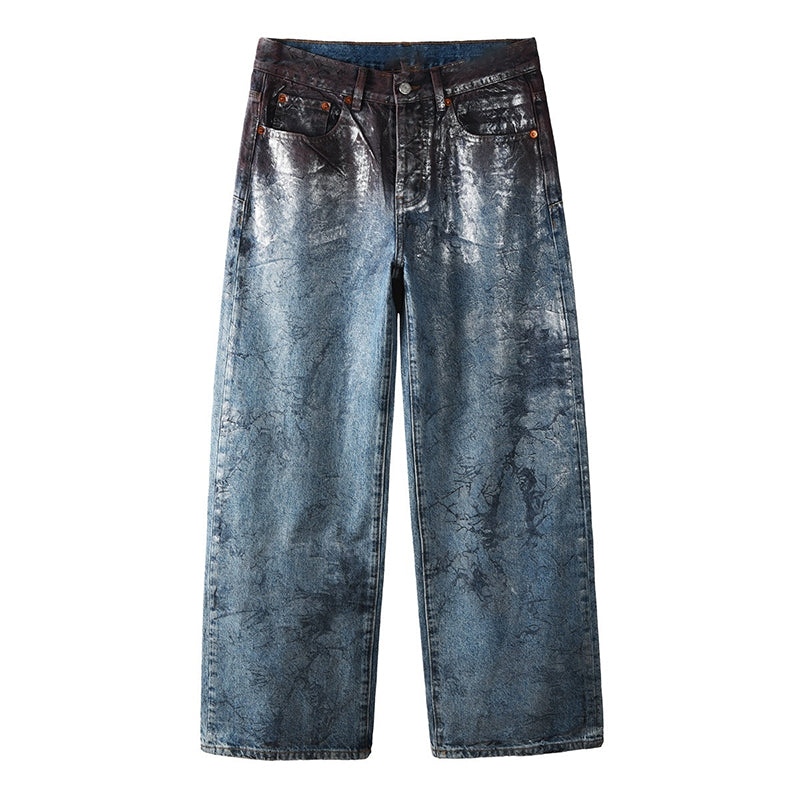 purple brand jeans Rhinestones #109