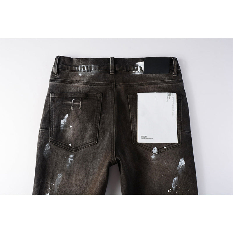 purple brand jeans Pure Cotton High Street Trend