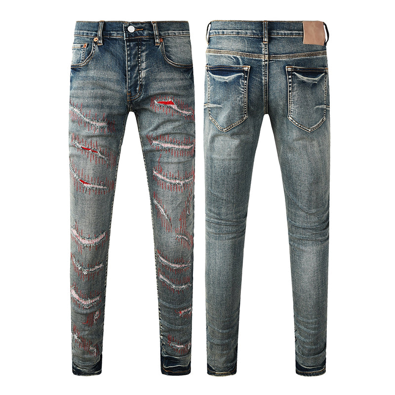 purple brand jeans High Street Distressed