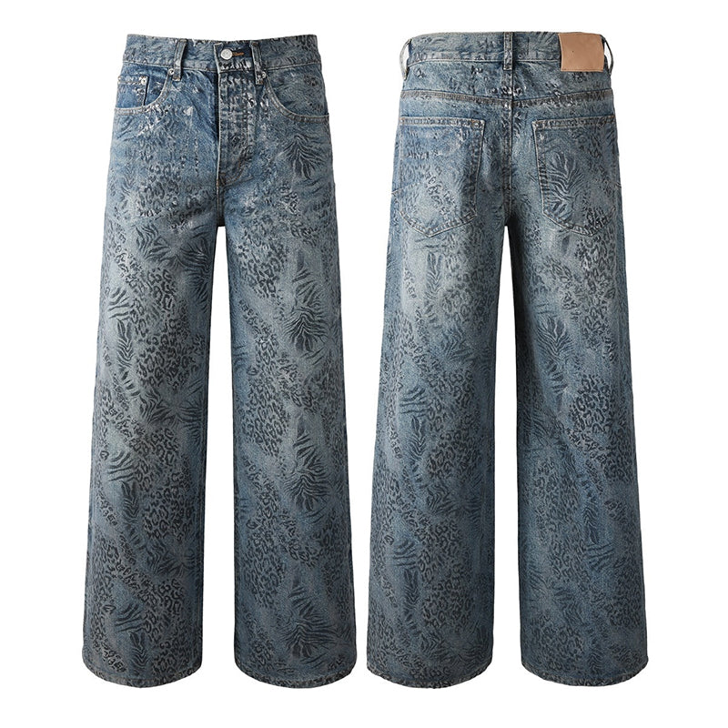 purple brand jeans Rhinestones #100