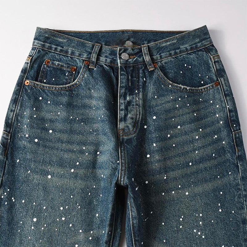 purple brand jeans Rhinestones #9139