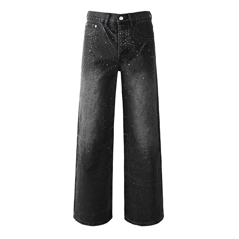 purple brand jeans Rhinestones #105