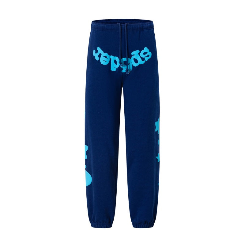 Spiderweb sweatpants High-quality pure cotton for autumn and winter Camouflage