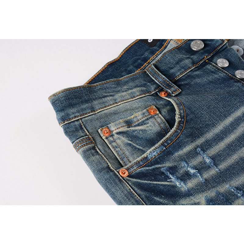 purple brand jeans Pure Cotton High Street Trend