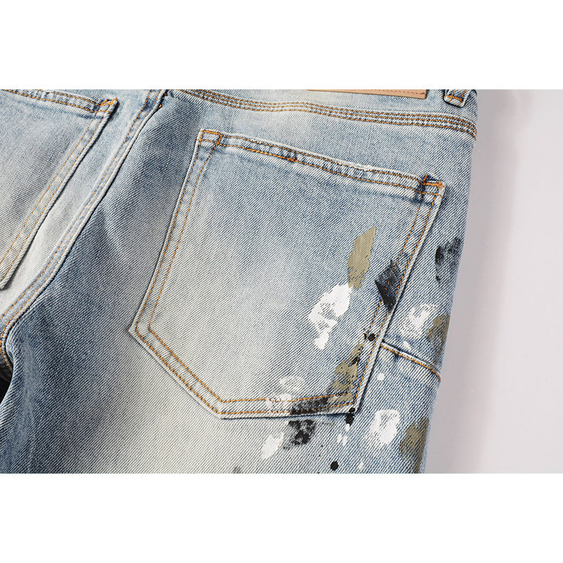 purple brand jeans Pure Cotton High Street Trend