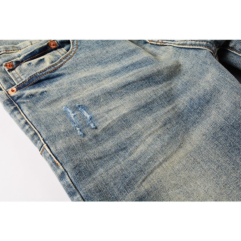 purple brand jeans Pure Cotton High Street Trend