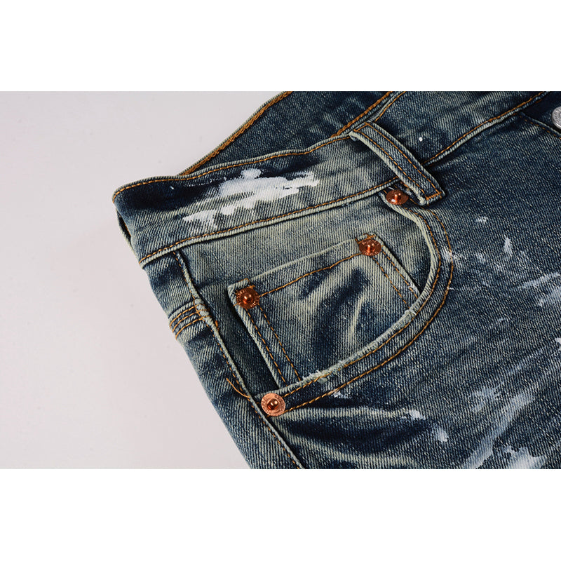 purple brand jeans Pure Cotton High Street Trend