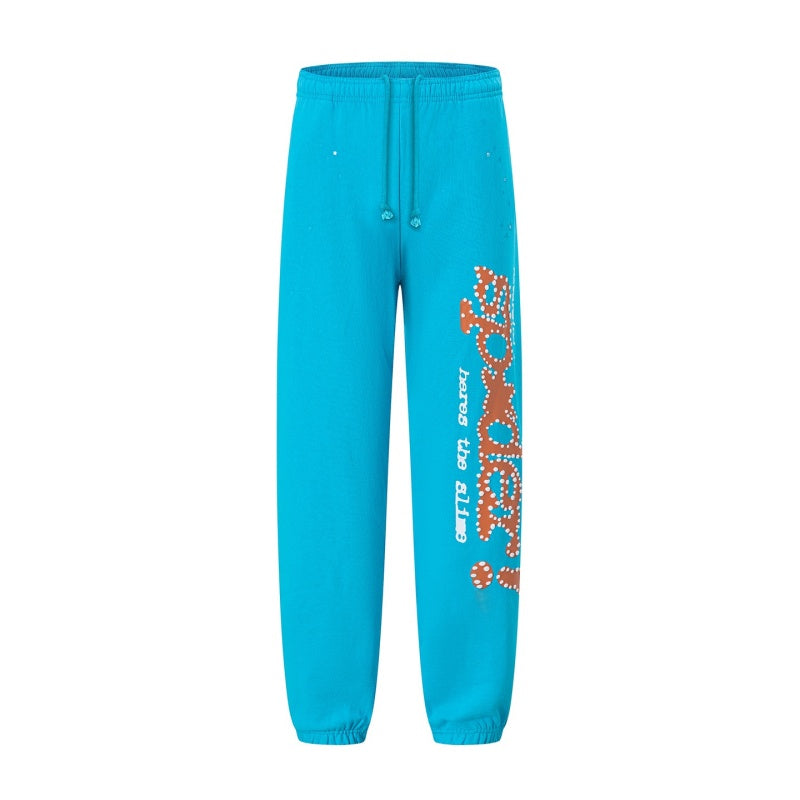 Spiderweb sweatpants High-quality pure cotton for autumn and winter Camouflage