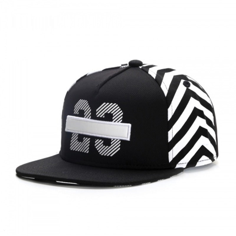 Trendy flat brimmed snapback hatsshade