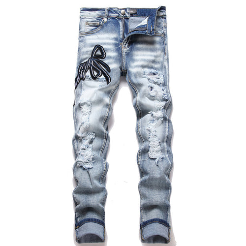 AMIRI Jeans High-quality distressed pure cotton