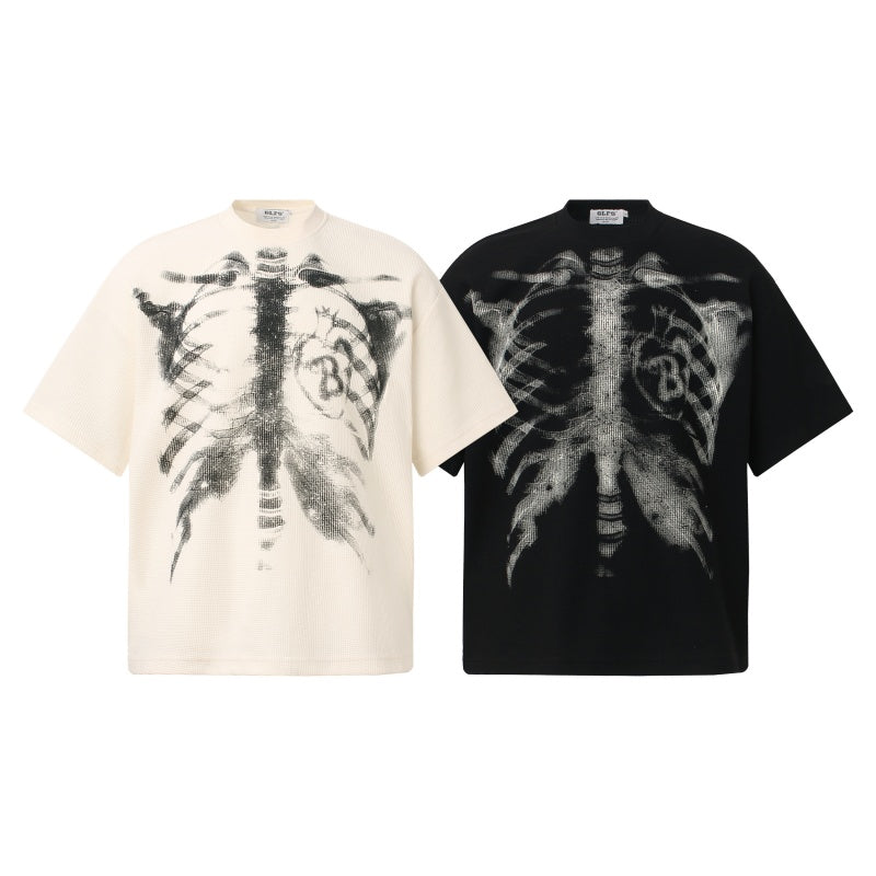 Unisex vintage T-shirt Trendy textured fabrics