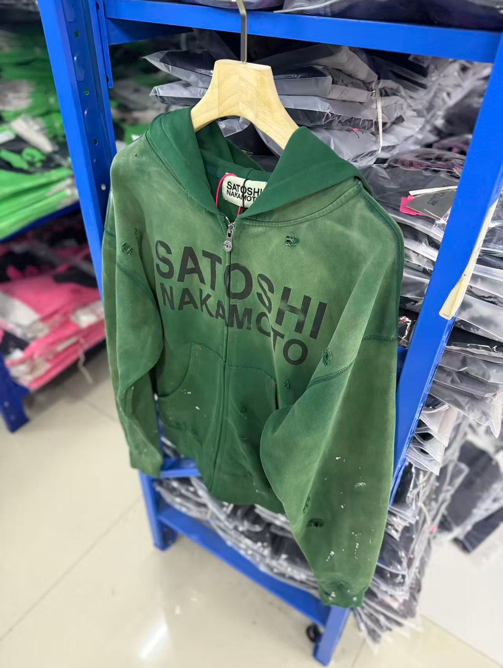 Satoshi Nakamoto hoodie High-quality heavyweight streetwear with a vintage, distressed aesthetic.