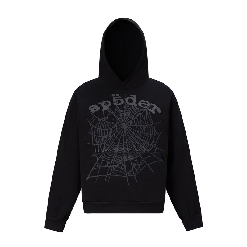 Spiderweb hoodie High-quality pure cotton for autumn and winter