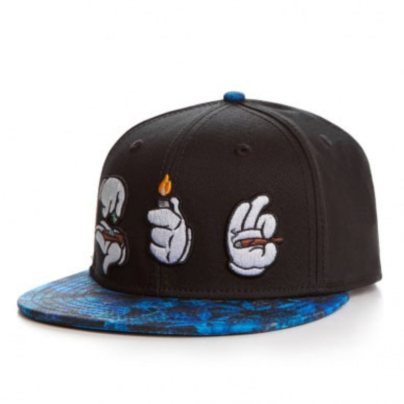 Trendy flat brimmed snapback hats