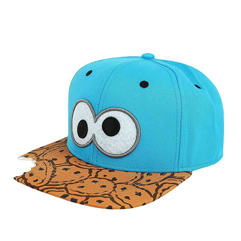 Trendy flat brimmed snapback hatscartoon adjustable