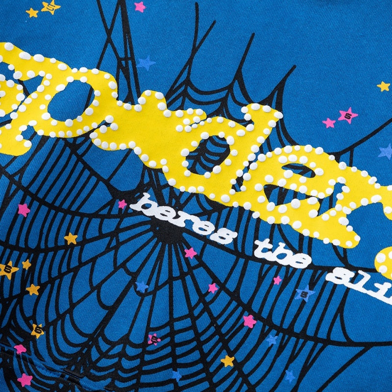 Spiderweb hoodie High-quality pure cotton for autumn and winter