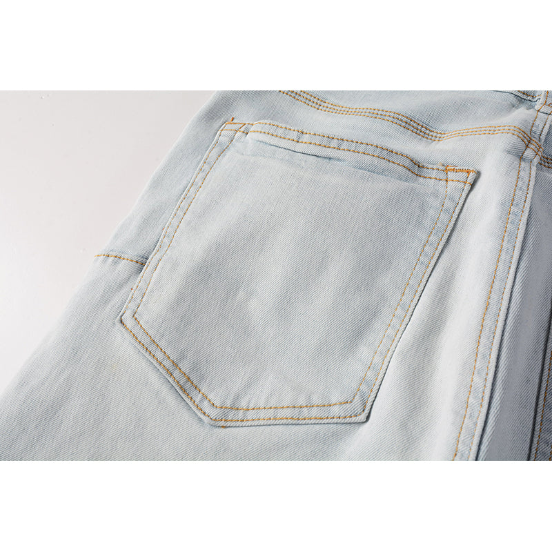 purple brand jeans Pure Cotton High Street Trend