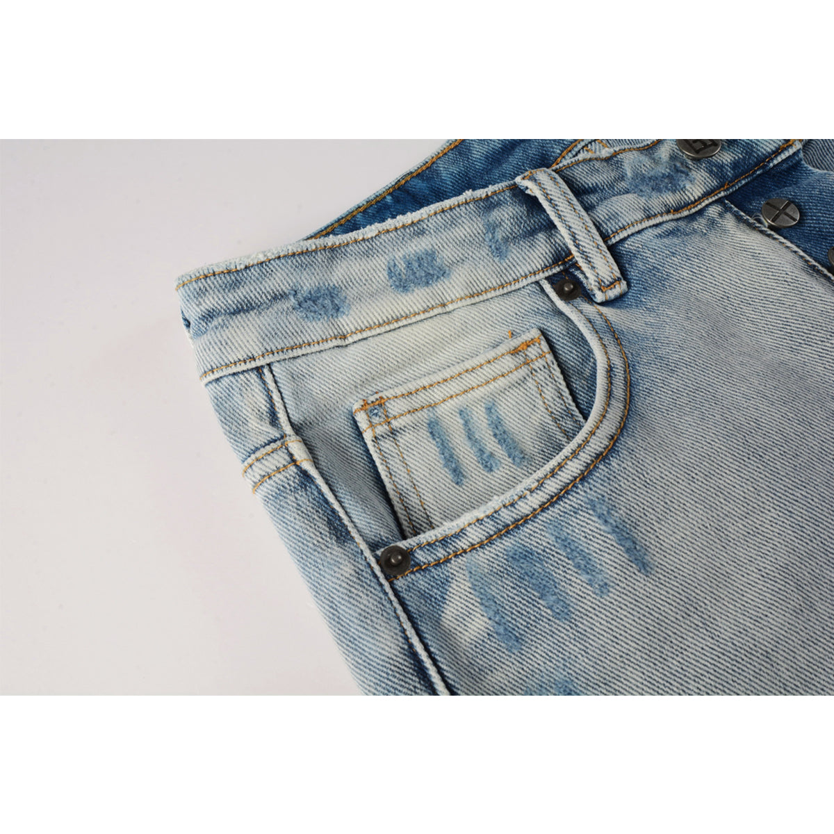 KSUBI Jeans Men's Straight High Street Pants