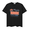 RHUDE T Shirts Retro Flying Eagle Typography