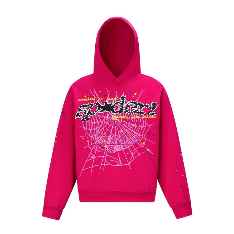 Spiderweb hoodie High-quality pure cotton for autumn and winter