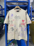 Vintage style washed summer wear T shirt