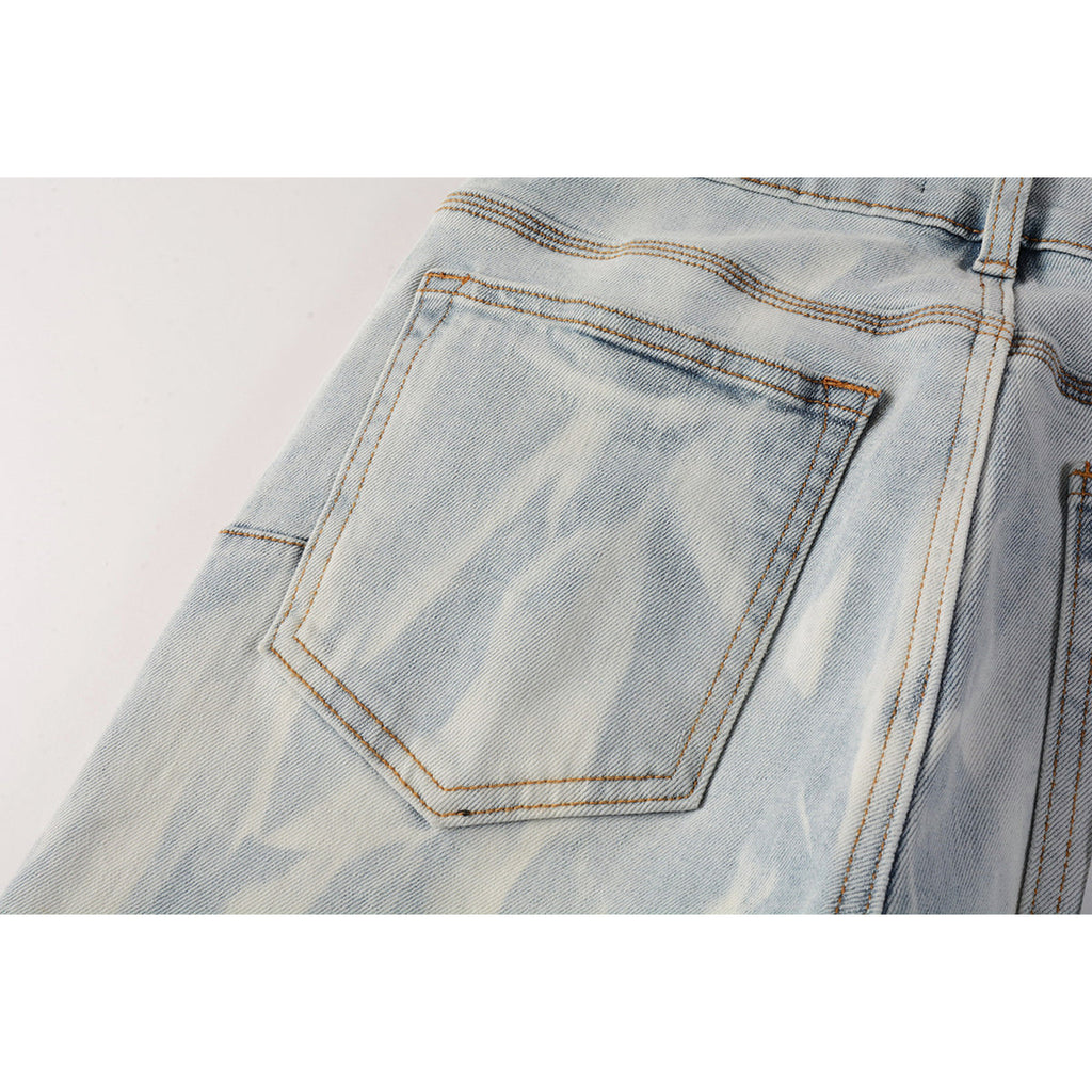 purple brand jeans Pure Cotton High Street Trend