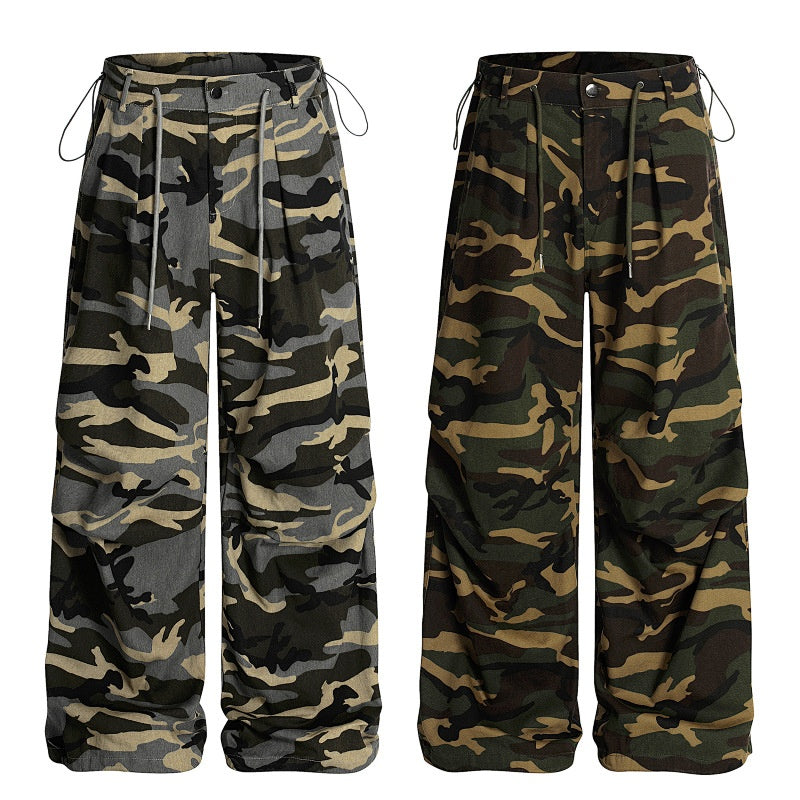 American-style streetwear harem pants Camouflage Baggy Streetwear Bottoms