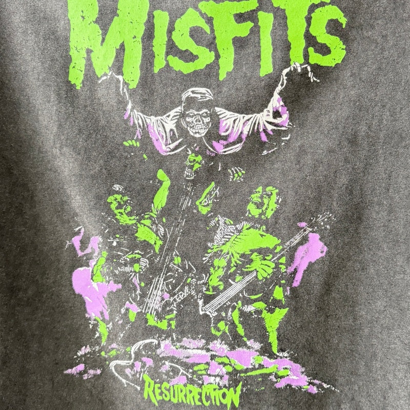 Unisex Vintage T Shirts CHOOOSELF 26SS "Misfits: Resurrection" Limited Edition – Heavyweight, Washed, Distressed & Destroyed Streetwear T-Shirt (Boxy/Cropped Punk Style)