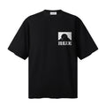 RHUDE T Shirts Mountain Silhouette Dual‑Side Statement Print