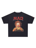 Vintage style washed summer wear T shirt 260G pure cotton high-quality streetwear