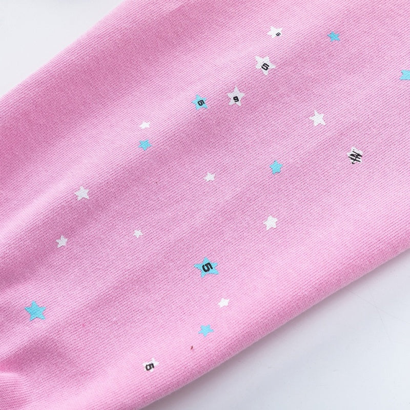 Spiderweb hoodie & sweatpants 2 piece set High-quality pure cotton for autumn and winter
