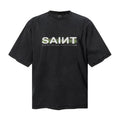 Saint Michael T Shirts Simple Front SAINT Text Subline Small Font Vintage