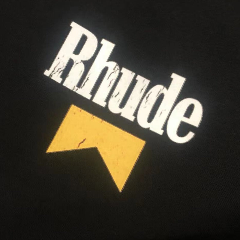 RHUDE Hoodie Front & Back Cupid Angel Graphic