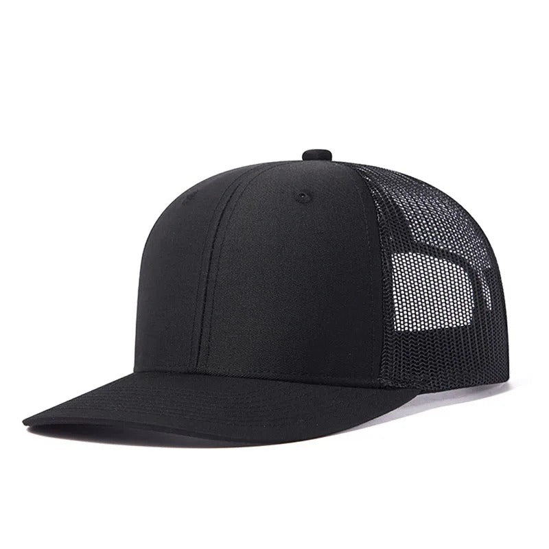 Trendy flat brimmed snapback hatsbreathable