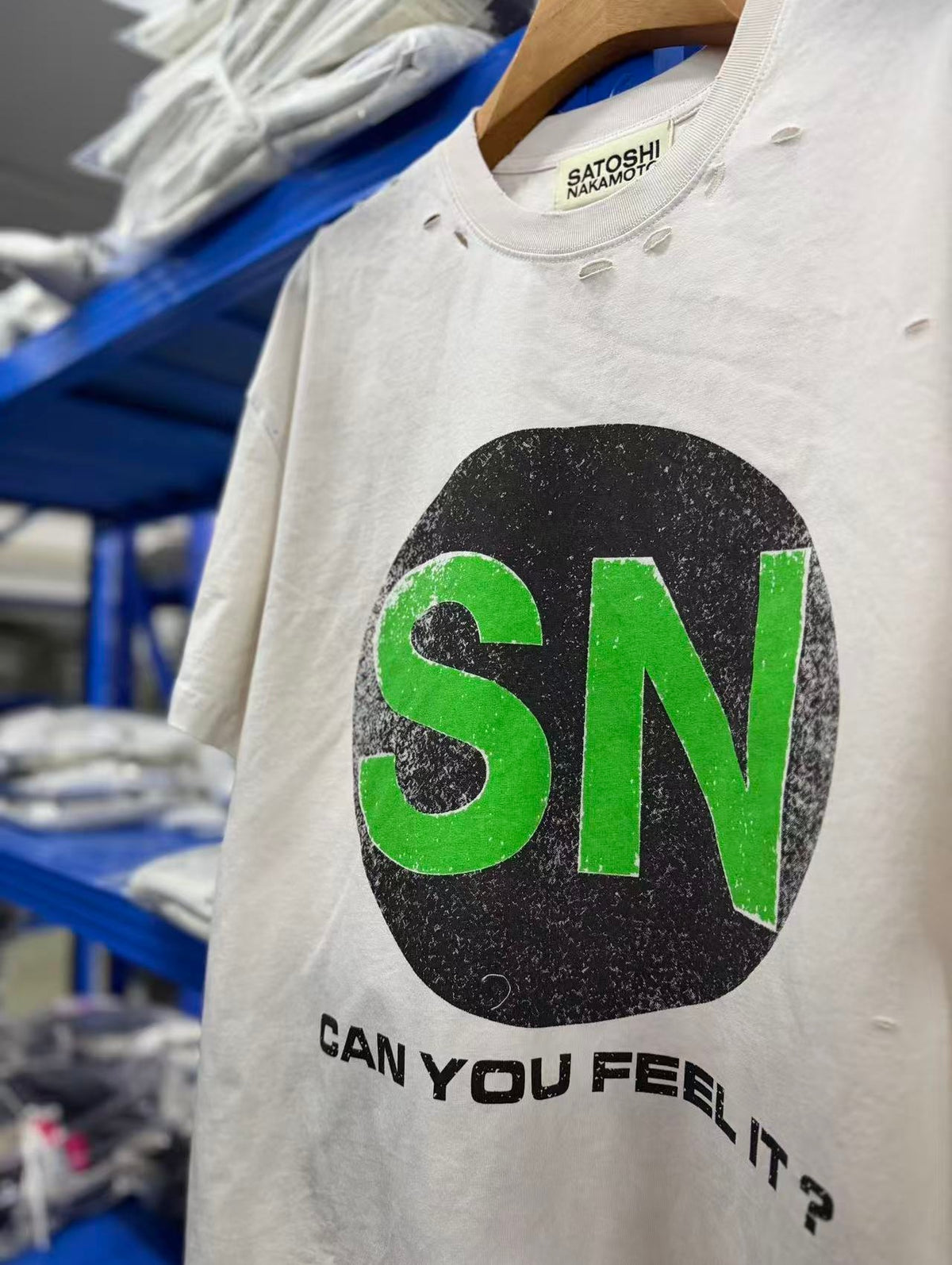 Satoshi Nakamoto t shirt High-quality heavyweight streetwear with a vintage, distressed aesthetic.