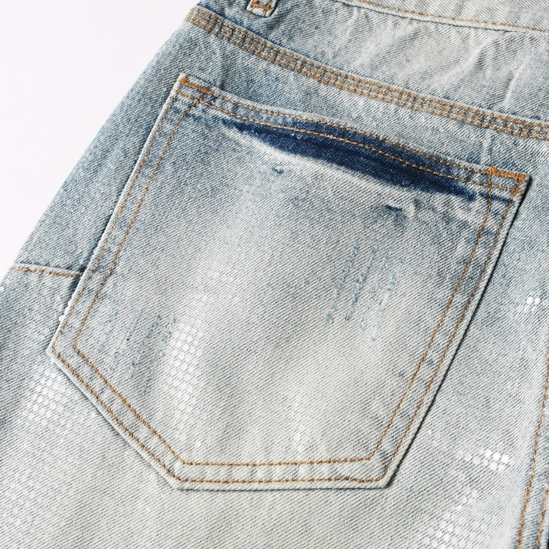 Purple brand Jeans High-quality pure cotton streetwear trousers