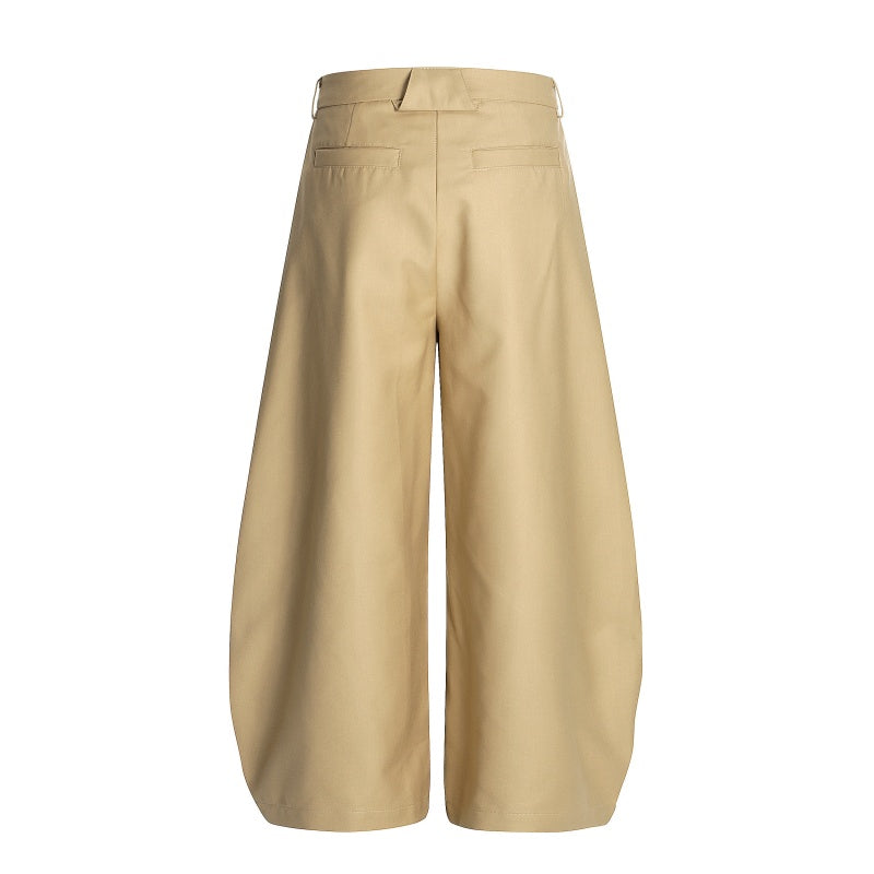 American-style streetwear harem pants Minimal Tailored Baggy Wide Cut Pants