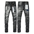 Purple brand Jeans High-quality pure cotton streetwear trousers Hole