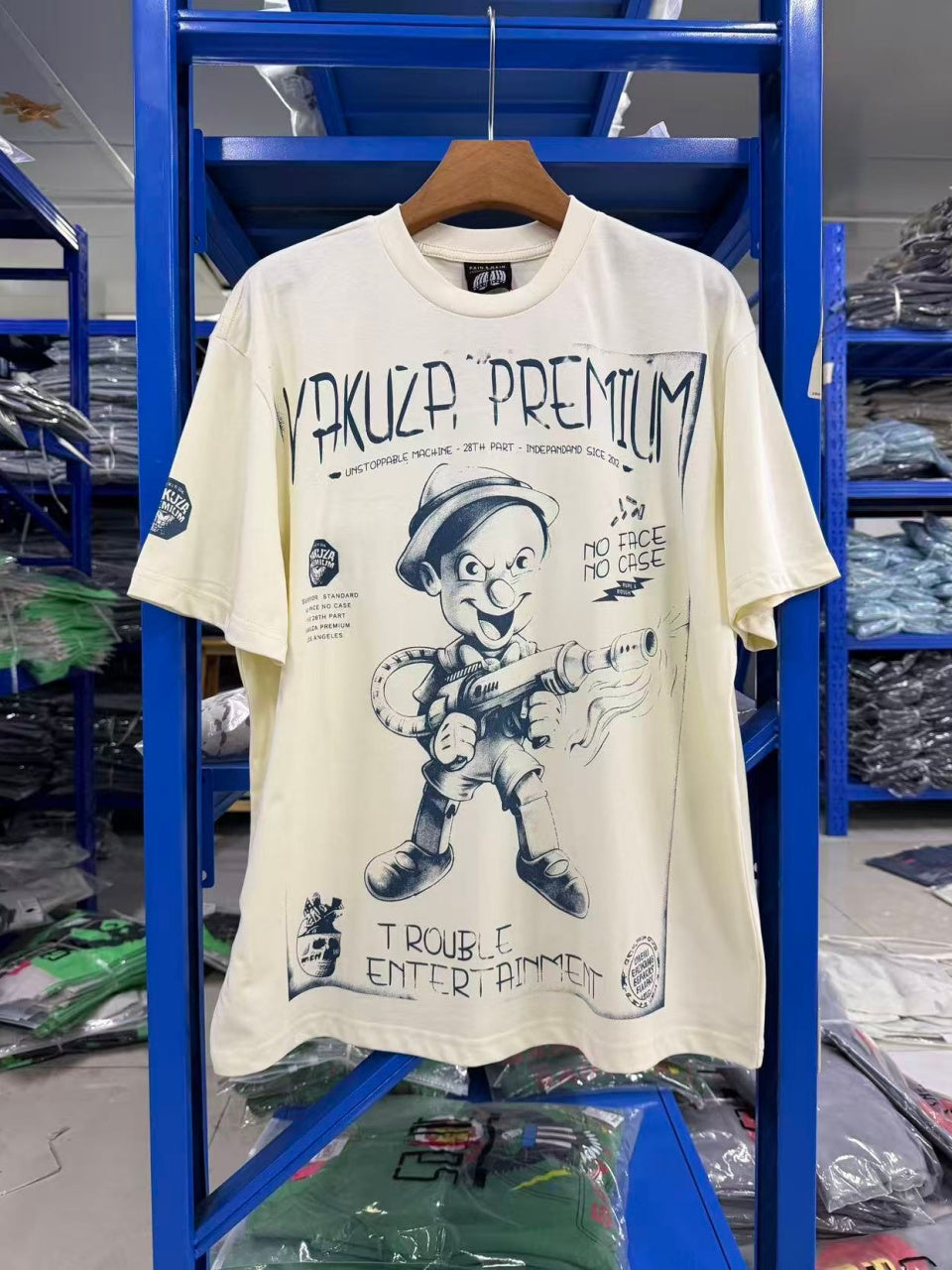 Vintage style washed summer wear T shirt