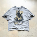 Unisex Vintage T Shirts Saint x Purpose Tour "Rock Demon" Limited Edition: Single-stitch construction, special enzyme-wash and pigment-dyeing process, and American-style plastisol ink printing.
