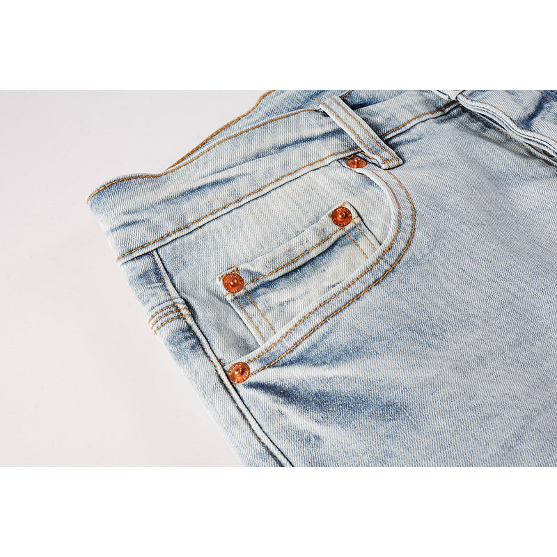 purple brand jeans Pure Cotton High Street Trend