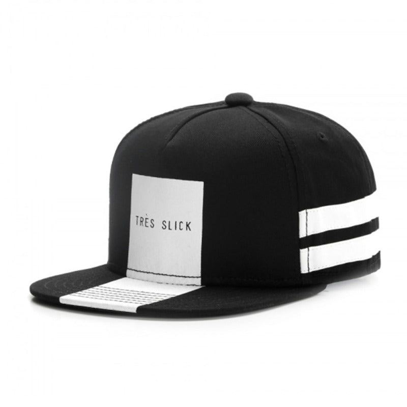 Trendy flat brimmed snapback hatsshade