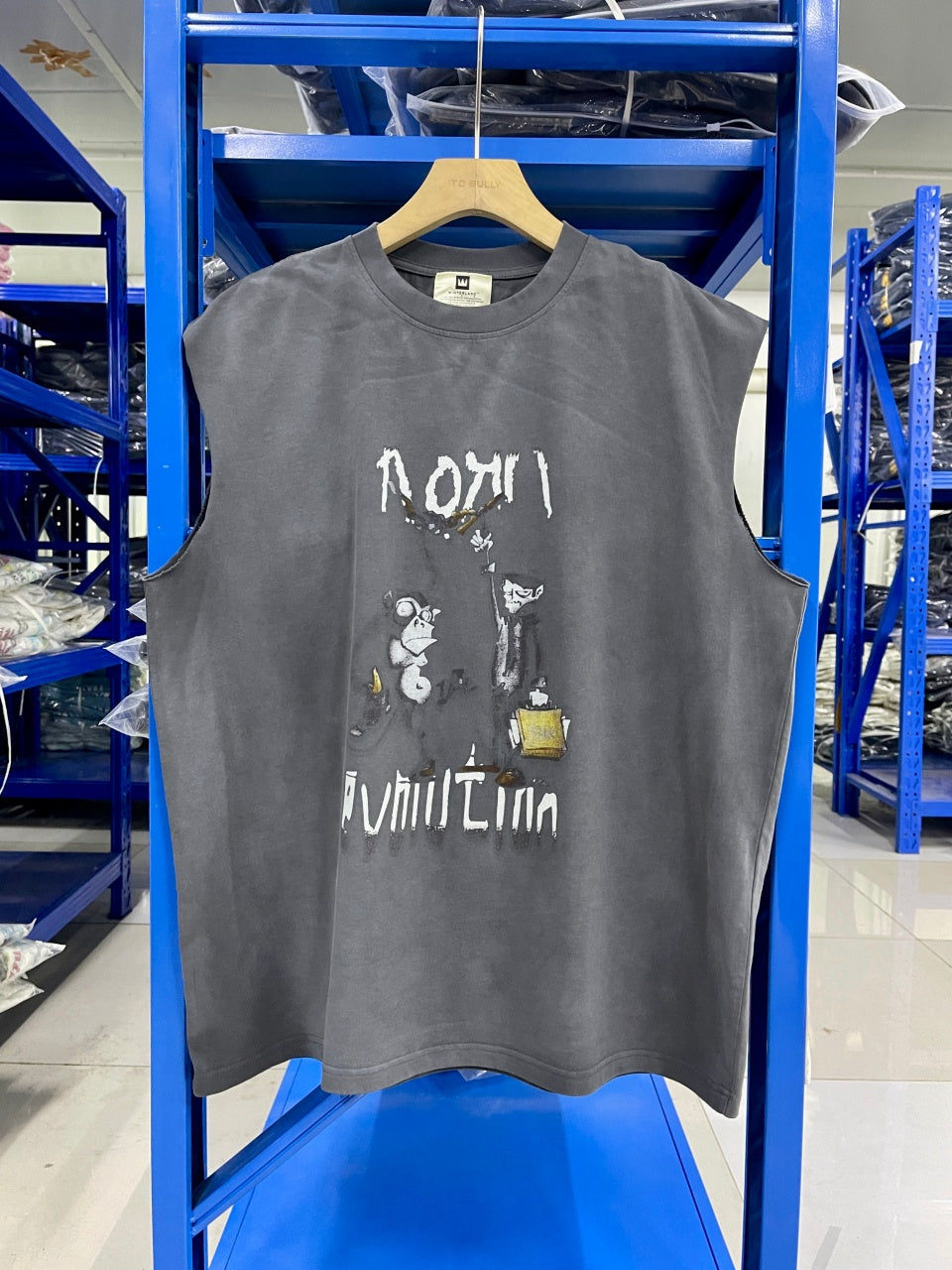 Vintage style washed summer wear T shirt