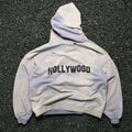 Unisex Vintage Hoodie [Twilight Mountain Purple] PalyHollywood SS25 "PL Classic Logo" Limited Edition Washed & Distressed Hoodie